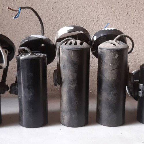 Metal wall light used, pack of 10