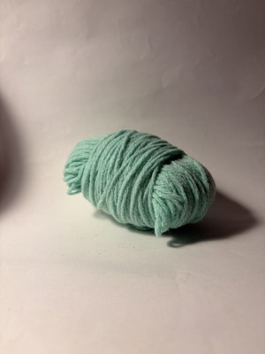 Turquoise knitting yarn