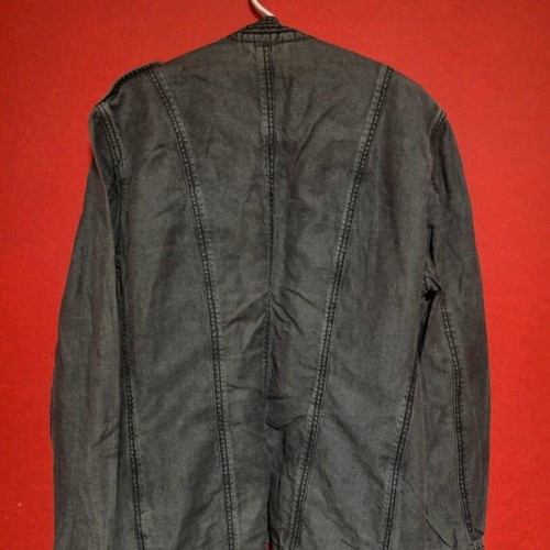 Zara men's gray denim jacket like new