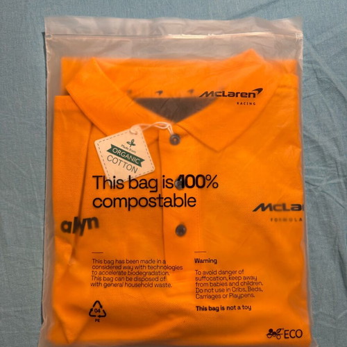 McLaren Formula 1 Team Polo New Men's Shirt Size L