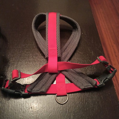 Dog harnesses used, pack of 2, chest strap collars