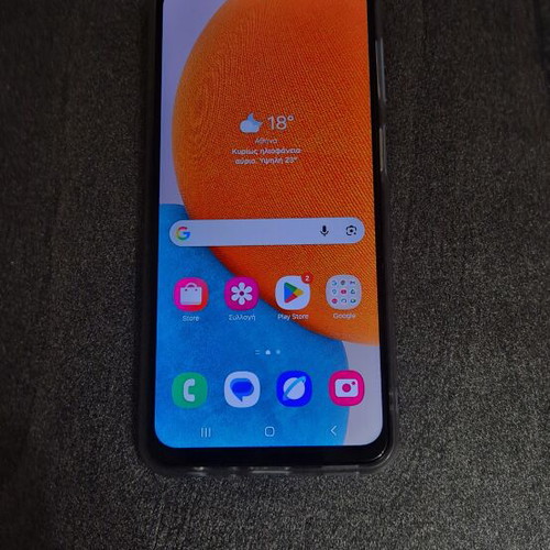 Samsung Galaxy A23 5G 128GB light blue like new with 9 cases