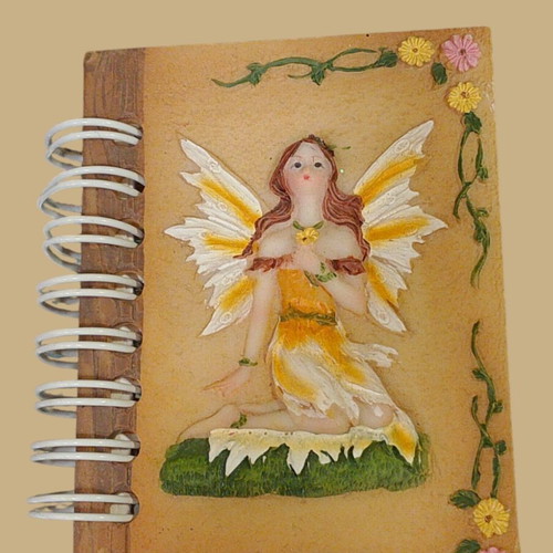 Decorative mini notebook with fairy new 6x9 cm