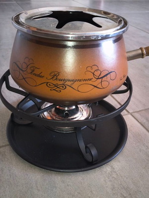 Σετ Fondue Bourguignonne μεταχειρισμένο με βάση και καυστήρα