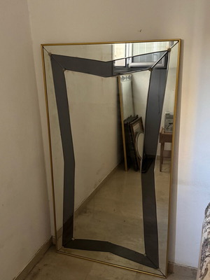 French Crystal Mirror Set of 3 used, elegant luxury design