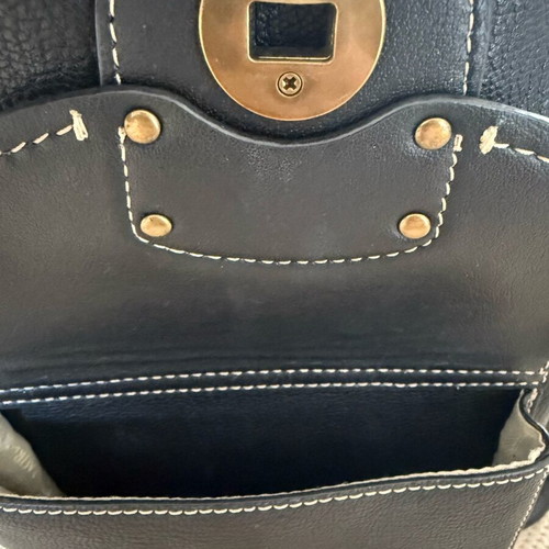 Ralph Lauren leather backpack used, black