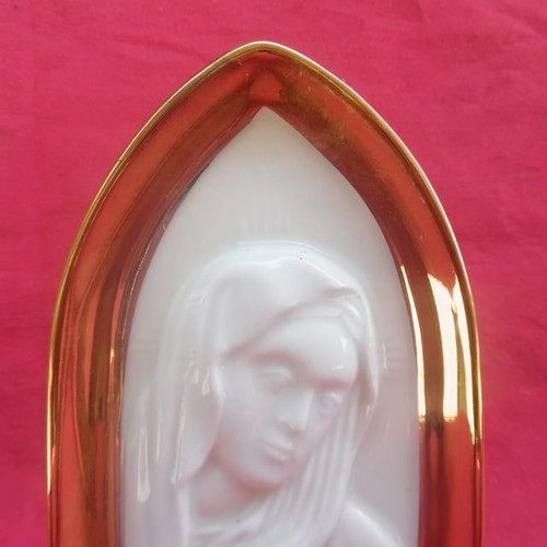 Porcelain Crown Bavaria decorative item used with Virgin Mary