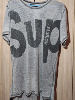 Flex style women's t-shirt like new, size XL, black and gray