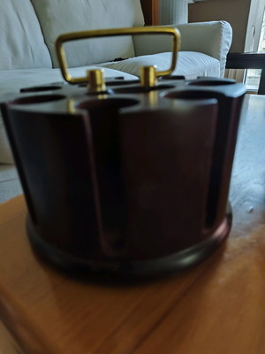 Wooden carousel new for 200 chips and 2 decks