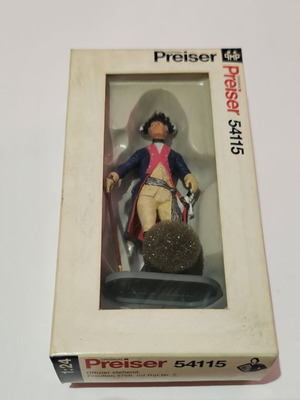 Preiser 54115 Prussian Officer Figure 1:24 like new