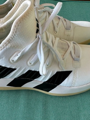 Adidas Stabil Next Gen athletic shoes like new, size 42, black and white