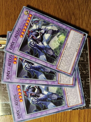GMX - Allos trading cards like new, set of 3