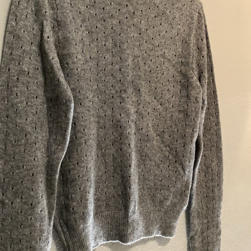 Skirt and blouse set like new, gray and brown, Small