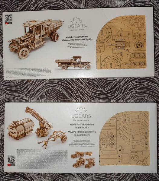 UGEARS Truck UGM-11 + Set of Additions to the Truck