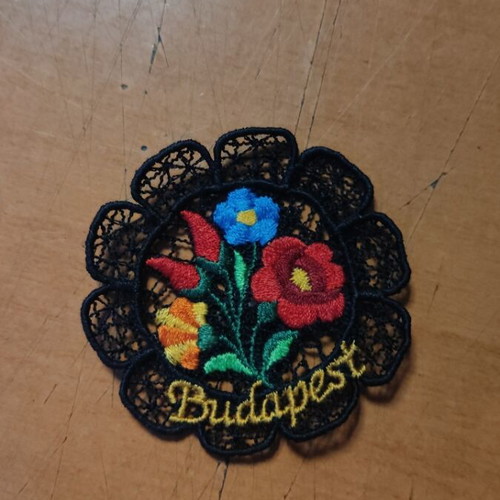 Budapest Embroidered Magnet new