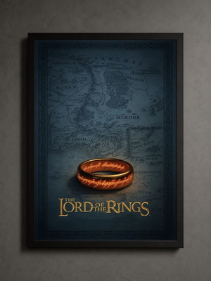 The Lord of The Rings framed poster, 30x40cm