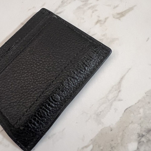 Emporio Armani cardholder used with bill compartment black