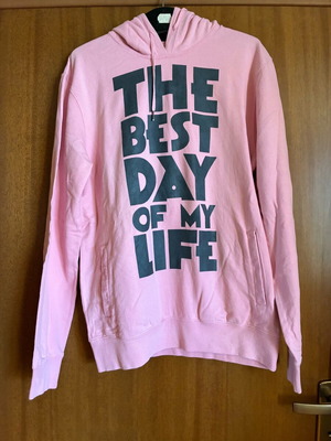 Zara pink hoodie sweatshirt like new, size XL