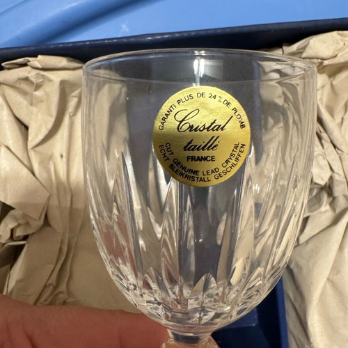 Wine glasses from France like new