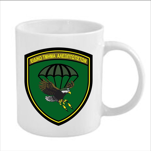 Porcelain mug with custom logo new