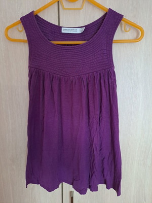 Zara women's summer blouse like new, size M, red
