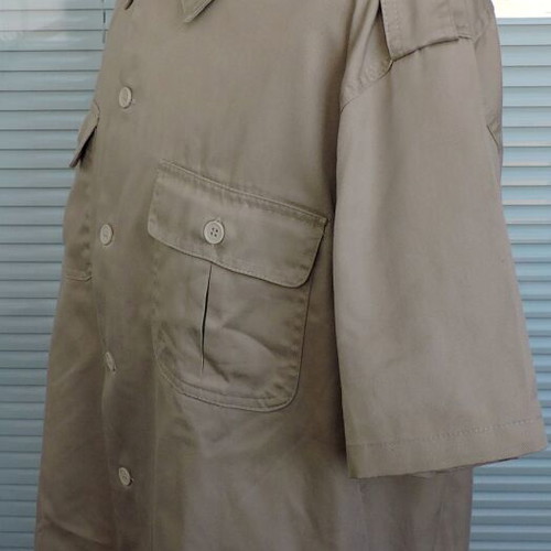 Brandit Individual Wear Men's Beige Short Sleeve Shirt XL like new