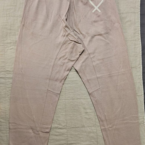 Adidas women's baggy tracksuit pants Small like new, beige pink