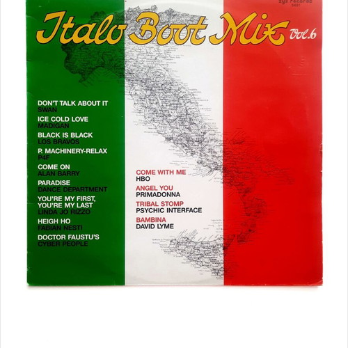 Italo Boot Mix Vol. 6 12" Vinyl LP, 1986, ZYX Records