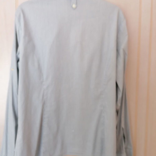 Trussardi shirt size L like new, white and blue