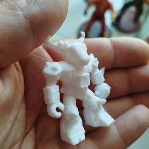 Buffalo figure printed new