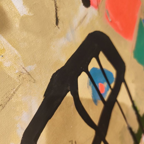Painting on canvas abstract theme 40x50 like new