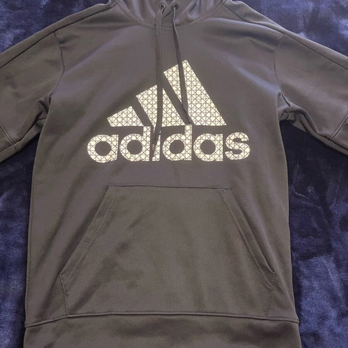 Adidas hoodie like new unisex, size S, black and white