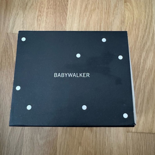 Babywalker kids sneakers size 21 like new, white with grey details