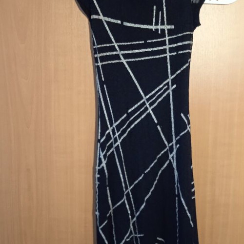 Rectangleblanc dress like new, black and silver, size S