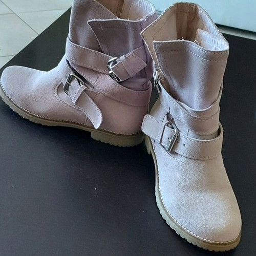 Grumman ankle boots size 36 used, pink