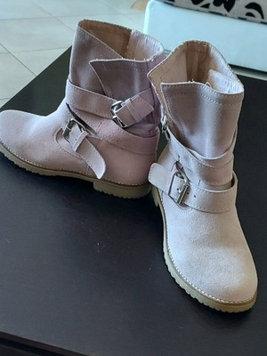 Grumman ankle boots size 36 used, pink