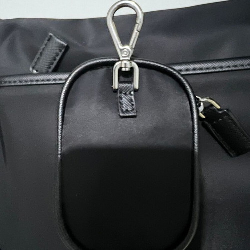 Prada Re Nylon Saffiano shoulder bag, black