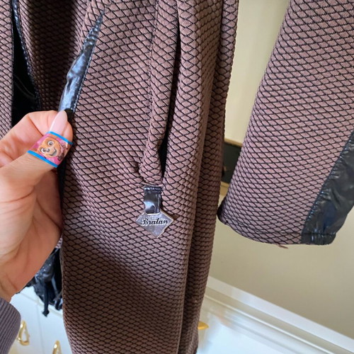 Women's outerwear size S like new, black and brown