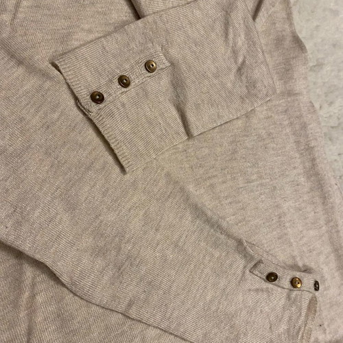 Stradivarius thin turtleneck used, size S, beige with buttons