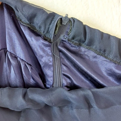 Blue maxi skirt XL used with sheer fabric and satin lining