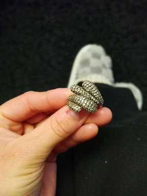 Silver ring used