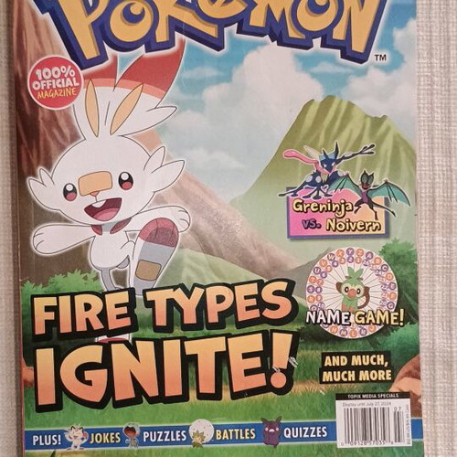 Pokemon Fire Types Ignite Official Magazine new condition
