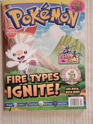 Pokemon Fire Types Ignite Official Magazine new condition
