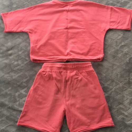 Evita Girls' Sports Set like new, pink, sizes 122-128 cm