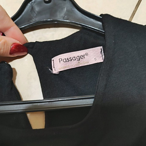 Passager sleeveless dress like new, black and gray