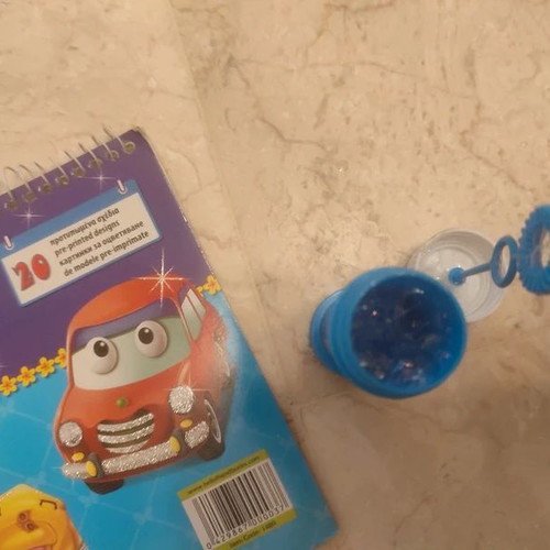 Drawing pad and bubble toy set new, Jumbo
