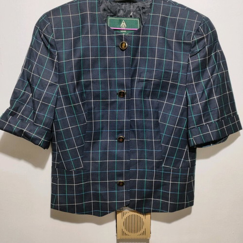 Austin Reed Women's Wool Blazer M like new, blue and green