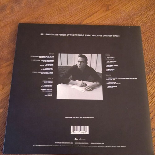 Johnny Cash Forever Words 2xLP like new, gatefold