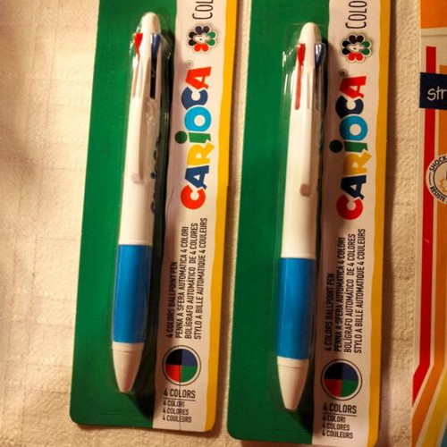 Stationery set with pens, pencils, correction tape, sharpener and eraser