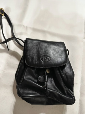 Black backpack like new 22x24cm